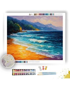 NELSON COAST MORNING - Paint by Numbers Full Kit