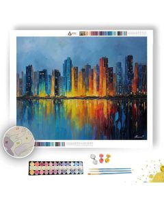 SAO PAULO SKYLINE - Paint by Numbers Full Kit