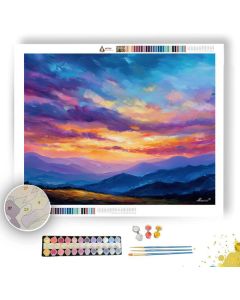 SWEDISH MOUNTAIN RIDGE - Paint by Numbers Full Kit