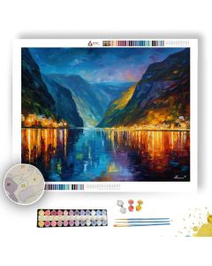 GEIRANGER FJORD MIST - Paint by Numbers Full Kit