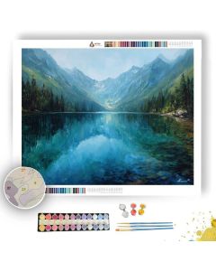 NELSON LAKES STILLNESS - Paint by Numbers Full Kit