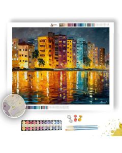BRAZILIAN WATERFRONT CITY - Paint by Numbers Full Kit