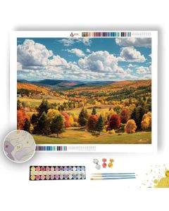 AUTUMN NEW ENGLAND - Paint by Numbers Full Kit