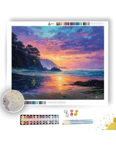 AUSTRALIAN COAST DAWN - Paint by Numbers Full Kit