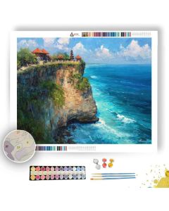 ULUWATU CLIFF TEMPLE - Paint by Numbers Full Kit