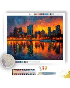 BUENOS AIRES DUSK - Paint by Numbers Full Kit