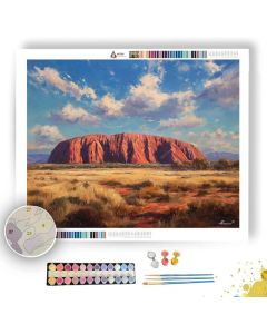 ULURU RED STILL - Paint by Numbers Full Kit