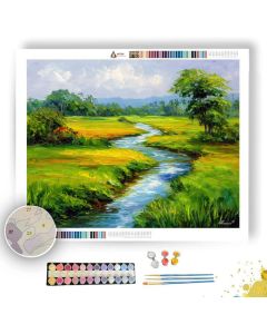 BRAZILIAN RIVER BEND - Paint by Numbers Full Kit