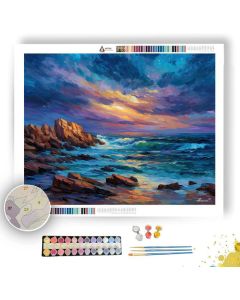 BRITTANY COAST ROCKS - Paint by Numbers Full Kit