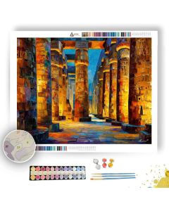 KARNAK COLUMNS - Paint by Numbers Full Kit