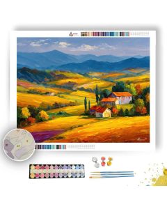 CROATIAN AUTUMN HILLS - Paint by Numbers Full Kit