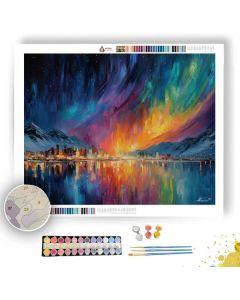 AURORA ICE CITY - Paint by Numbers Full Kit