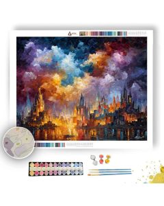 SILVER CLOUD CITADEL - Paint by Numbers Full Kit