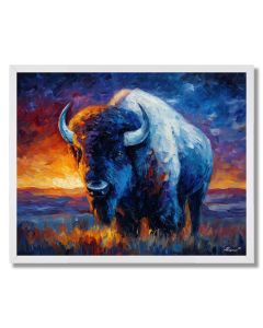 GLOWHORN BISON - FRAMED