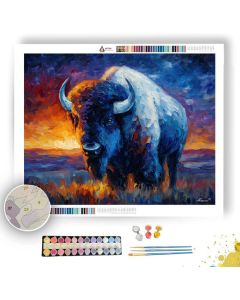 GLOWHORN BISON - Paint by Numbers Full Kit