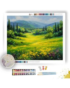 CROATIAN SPRING MEADOW - Paint by Numbers Full Kit