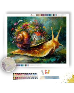 GARDEN SNAIL GIANT - Paint by Numbers Full Kit