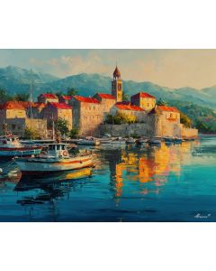 KORCULA HARBOR MORNING