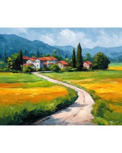 CROATIAN COUNTRYSIDE ROAD