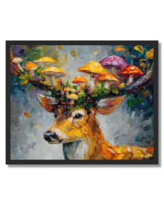 MUSHROOM DEER - FRAMED