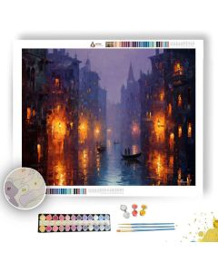MISTBOUND CANAL CITY - Paint by Numbers Full Kit