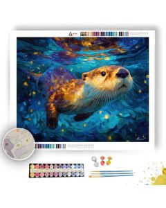 RIVER SPIRIT OTTER - Paint by Numbers Full Kit