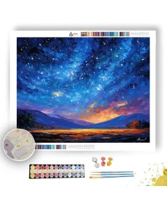RADIANT STARFIELDS - Paint by Numbers Full Kit