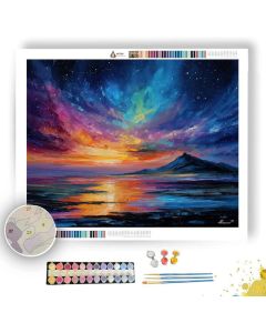 AURORA GLASS DESERT - Paint by Numbers Full Kit