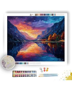 MIRROR LAKE REALM - Paint by Numbers Full Kit