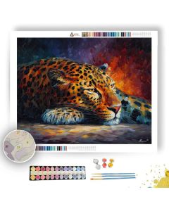DUSKMANE LEOPARD - Paint by Numbers Full Kit