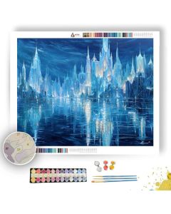 FROSTGLASS CITY - Paint by Numbers Full Kit
