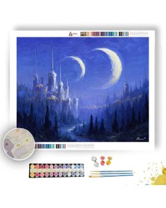 MOONVEIL CITADEL - Paint by Numbers Full Kit