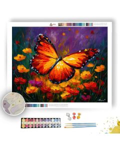 SUNPETAL BUTTERFLY - Paint by Numbers Full Kit