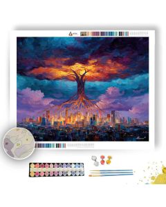 ROOTBOUND SKY CITY - Paint by Numbers Full Kit
