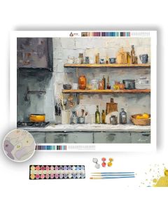 OPEN KITCHEN - Paint by Numbers Full Kit