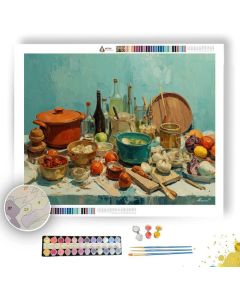 GATHERED WARM RITUAL - Paint by Numbers Full Kit