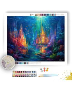 LUMINOUS CORAL KINGDOM - Paint by Numbers Full Kit