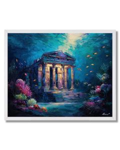 ANCIENT SEA TEMPLE - FRAMED