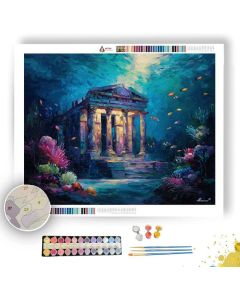 ANCIENT SEA TEMPLE - Paint by Numbers Full Kit
