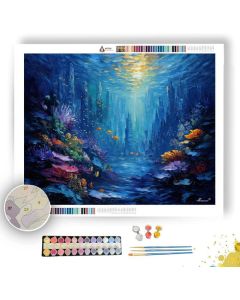 AZURE CORAL REALM - Paint by Numbers Full Kit