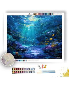 ENDLESS BLUE SANCTUARY - Paint by Numbers Full Kit