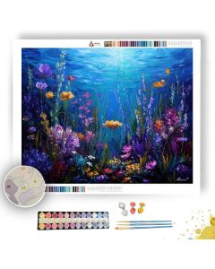 OCEAN BLOOM MEADOW - Paint by Numbers Full Kit