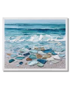 PALE CLEAR SURFACE - FRAMED