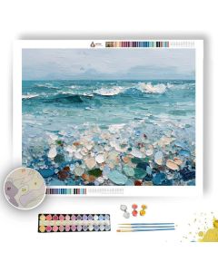 PALE CLEAR SHAPE - Paint by Numbers Full Kit
