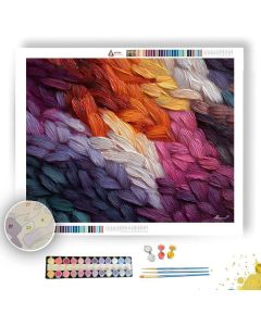 TACTILE INTERLACED TEXTURE - Paint by Numbers Full Kit