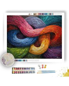 INTERLACED TACTILE THREAD - Paint by Numbers Full Kit