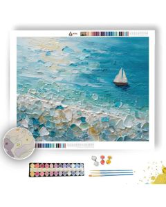 SOFTENED CLEAR MOMENT - Paint by Numbers Full Kit