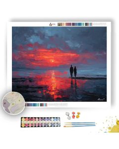 HELD GENTLE SILENCE - Paint by Numbers Full Kit