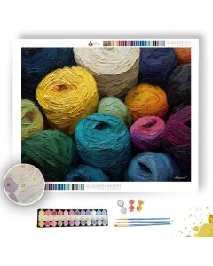 KNOTTED TEXTURE - Paint by Numbers Full Kit