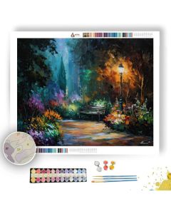 SILENT GLOW GARDEN - Paint by Numbers Full Kit